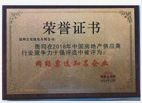 网络票选知名企业